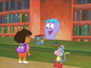 "¡Bien hecho, Dora!" That's right! Well done, Dora!