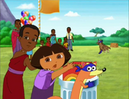 "Sammy, no swiping"! (Just like for Swiper and Fifi!)