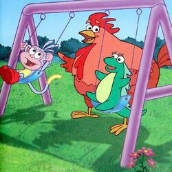 Big Red Chicken, Dora the Explorer Wiki