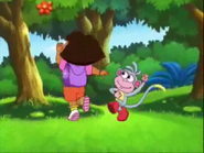 as well as the great carnival samba parade of helping Diego find Linda the Llama with the baskets of music and goodies to save the day! (Note that this will be the final time we see Dora's star pocket in the series of production order.)