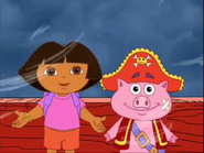"You have to stand up to do the Pirate Dance!"