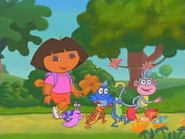 Hello, Fiesta Trio! "To the Little Blue Tree!" they answered.