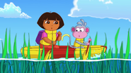 FULL EPISODE Dora Sails the Sea with Pirate Pigs! 🏴 ☠️🐷 'Benny the Castaway' Dora the Explorer 16-45 screenshot