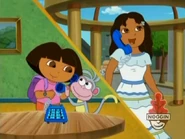 Just to make sure, she asks about practicing to dance. "Did you practice dancing the Mambo for my party?"