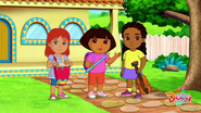 Dora started, "We couldn't have done it without you!"