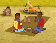 Ugali and boga