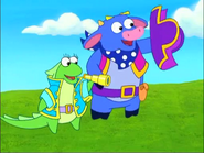 ...the telescope and pirate hat!
