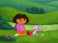 "Thanks, Dora. My boo-boo feels better."