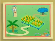 Through the cornfield,