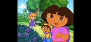 "She's from Russia. (Like Vladimir from the day of Dora's adventure around the world with Swiper!)