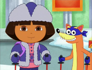 "DORA, DORA!" called Boots.