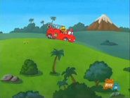 and down the hill…