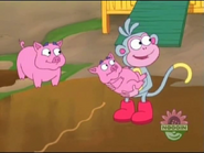 "Hey, Dora! Look!"