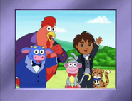 Lots and LOTS of your friends are here!" he adds. (There's Benny, and also Diego and Baby Jaguar! Note that Diego and Baby jaguar now have the designs of their own show, as well as they're voiced by Jake T. Austin and Thomas Sharkey.)