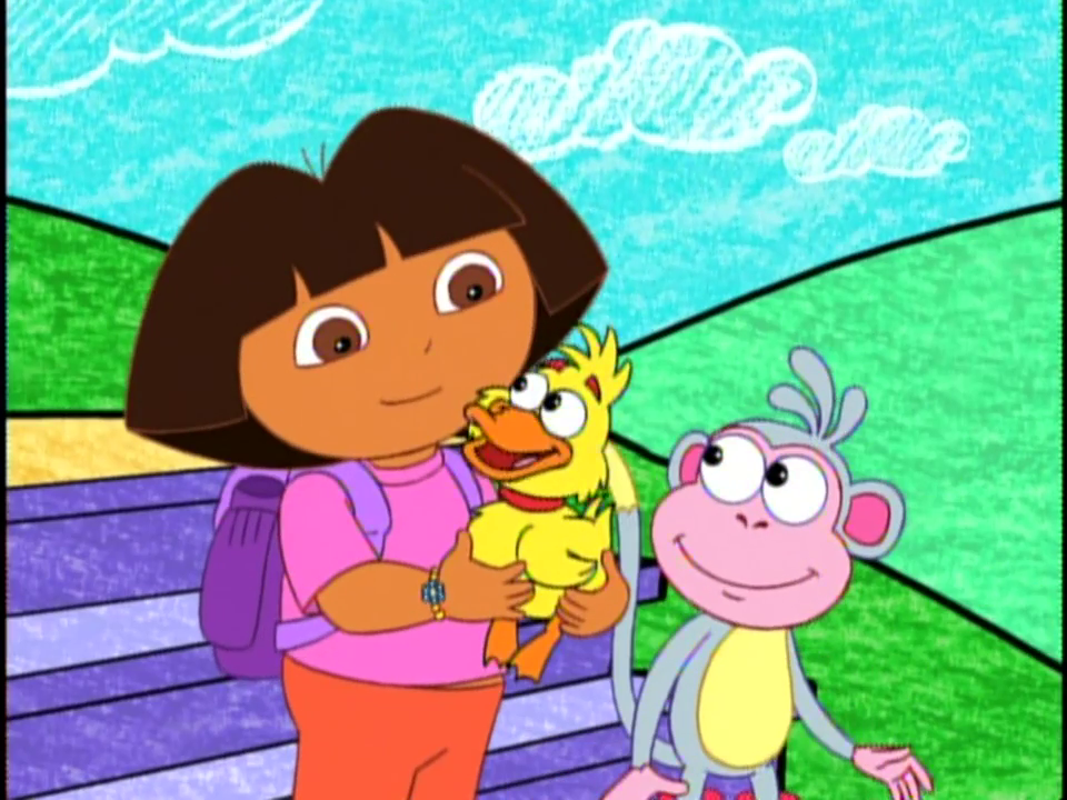 baby dora the explorer coloring pages