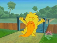 The troll now has the song in his head! "Feliz cumpleaños, Feliz cumpleaños!"