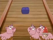 It might hit them (or even get Daisy's present dirty)!