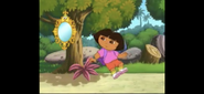 "Dora!" said a talking mirror.