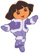 Dora snow outfit