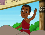 "Jambo, Dora!" he said.