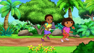 Dora Builds a Volcano! 🌋 FULL EPISODE School Science Fair Dora the Explorer 11-12 screenshot