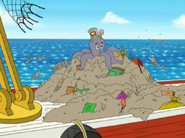 ...releasing Octopus onto the garbage pile!