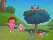 Everyone waving. (click, beep)