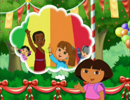 and rainbow sparkles will light up