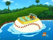 "And it looks like a big baseball! COOL!"