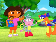 DORA THE EXPLORER CLIPS TRYING TO SWIPE THE JACK IN THE BOX 0-47 screenshot