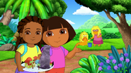 Dora Builds a Volcano! 🌋 FULL EPISODE School Science Fair Dora the Explorer 4-38 screenshot