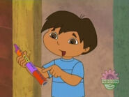 Here, Pablo gets his flute back. Thanks to Dora and Boots.