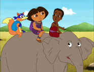 "Don't forget MY elephant!"