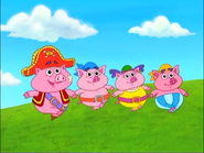 Pirate Pigs sing pirate songs, yes, pirates love to sing!