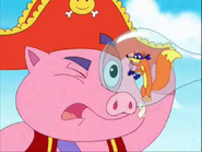 "I don’t see any treasure! All I see is a fox!"