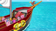 FULL EPISODE Dora Sails the Sea with Pirate Pigs! 🏴 ☠️🐷 'Benny the Castaway' Dora the Explorer 15-51 screenshot