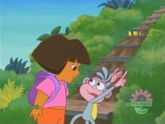 "We have to tell the horse to wait before he steps on my cake!"