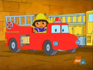 (But before they can set off...) "Seatbelts!"