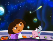 It is! "It's a comet!" said Dora.