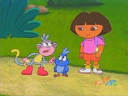 "Yeah. That sneak fox is ALWAYS trying to swipe our stuff!"