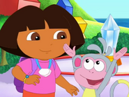 "Right, Dora?"