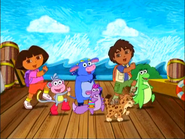 By being in our pirate play?
