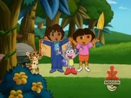 YAY! (Diego doesn't need his coat anymore)