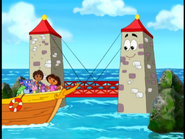 "Now we have to go through the bridge."