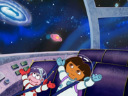 We've been to outer space (Flashback from Journey to the Purple Planet.)