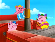 "GOLD!" the piggies shouted.