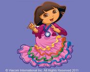 dora got this dress before getting metals