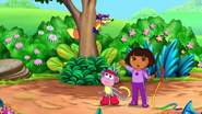 "SWIPER, THERE he is!" Dora yelled.