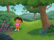 Uh-oh, Dora hears someone crying. Who could that be?