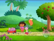 (The piggies are scared. They don't like Swiper)